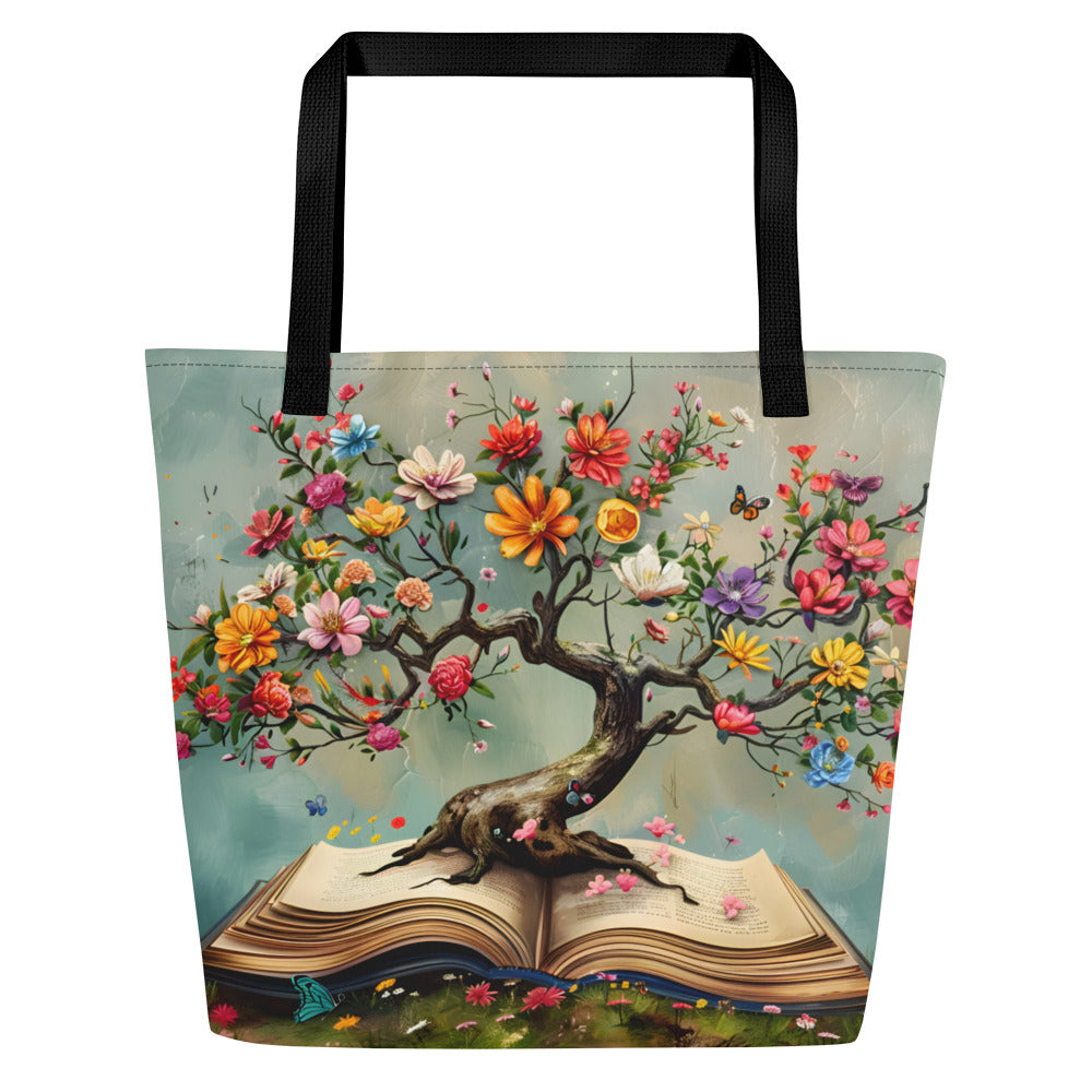 Mother's Day Love Tree Tote Hand Bag