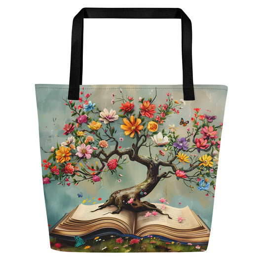 Mother's Day Love Tree Tote Hand Bag