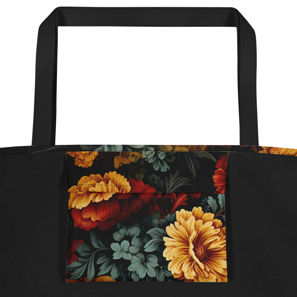 Stylish Floral Tote Bag