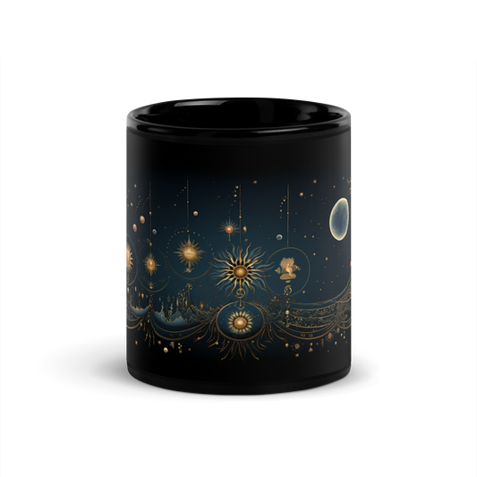 Gypsy Soul: Soleil and Moonlight Coffee Mug - Embrace the Mystical Harmony of Sun and Moon