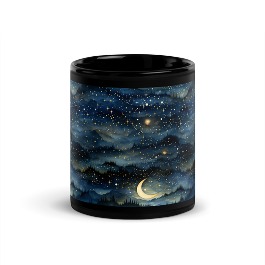 Starry Nights: Celestial Magic and Moonlit Landscapes Coffee Mug for Dreamers