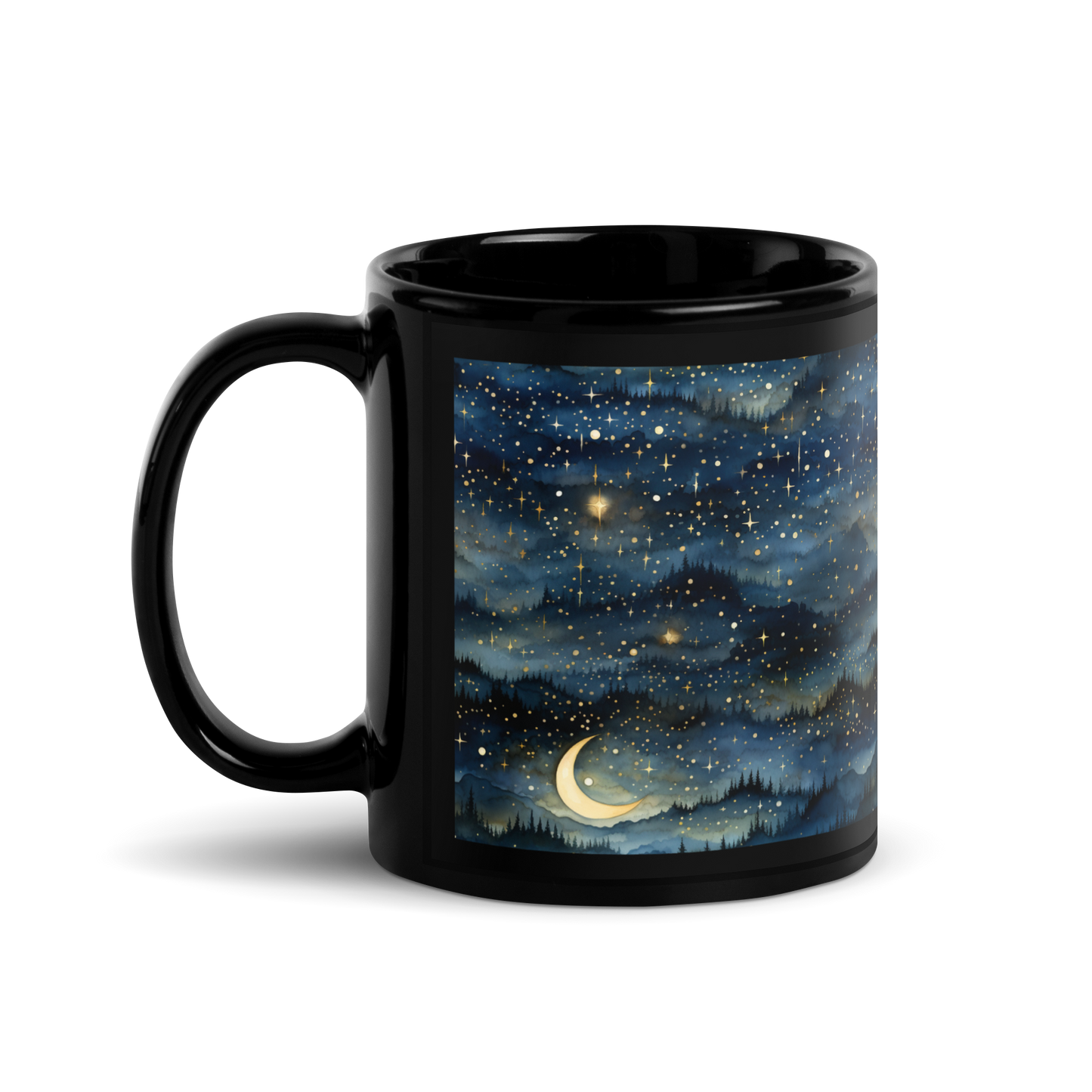 Starry Nights: Celestial Magic and Moonlit Landscapes Coffee Mug for Dreamers