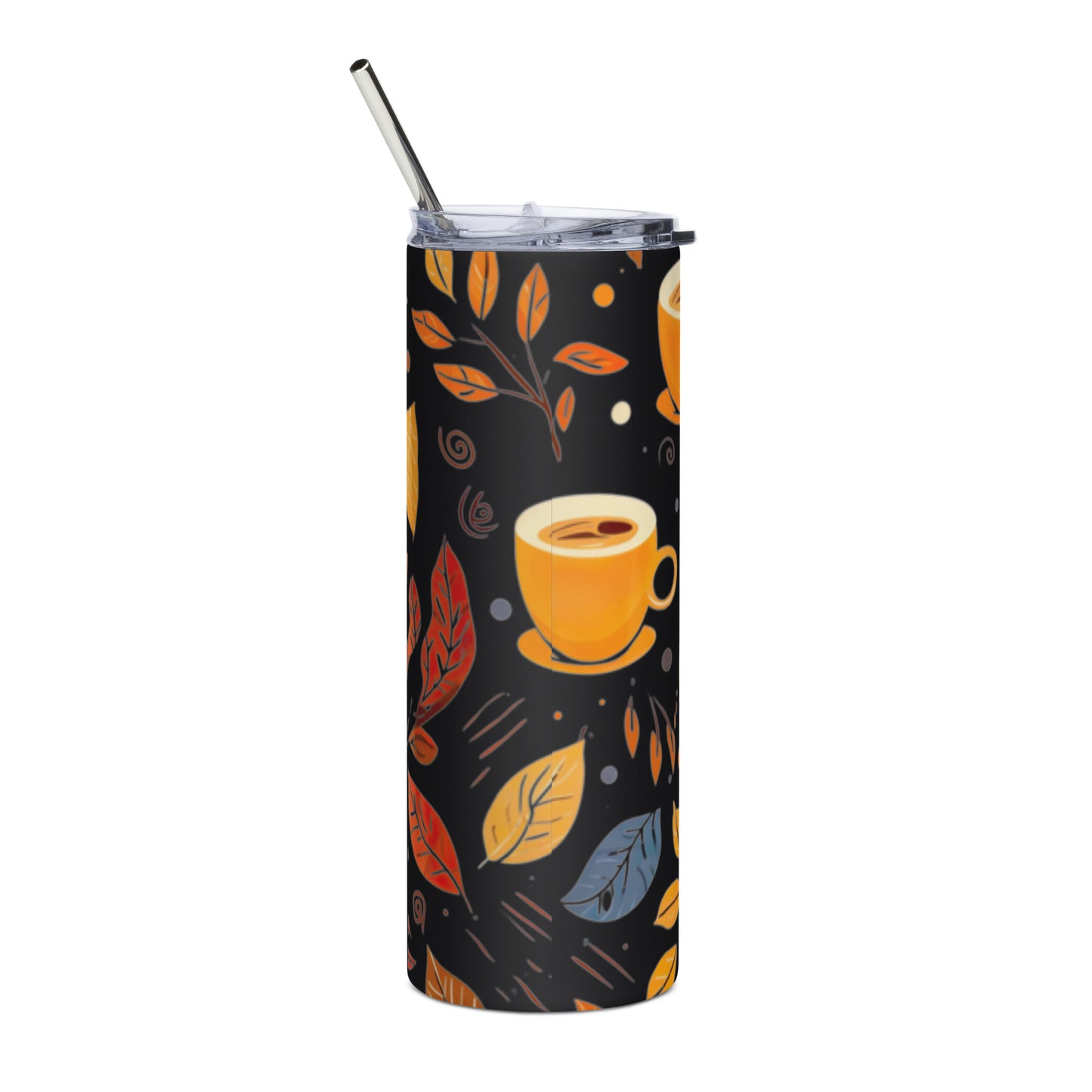 Autumn Leaves Tumbler: Embrace the Beauty of Fall - Nature-Inspired Coffee influenced