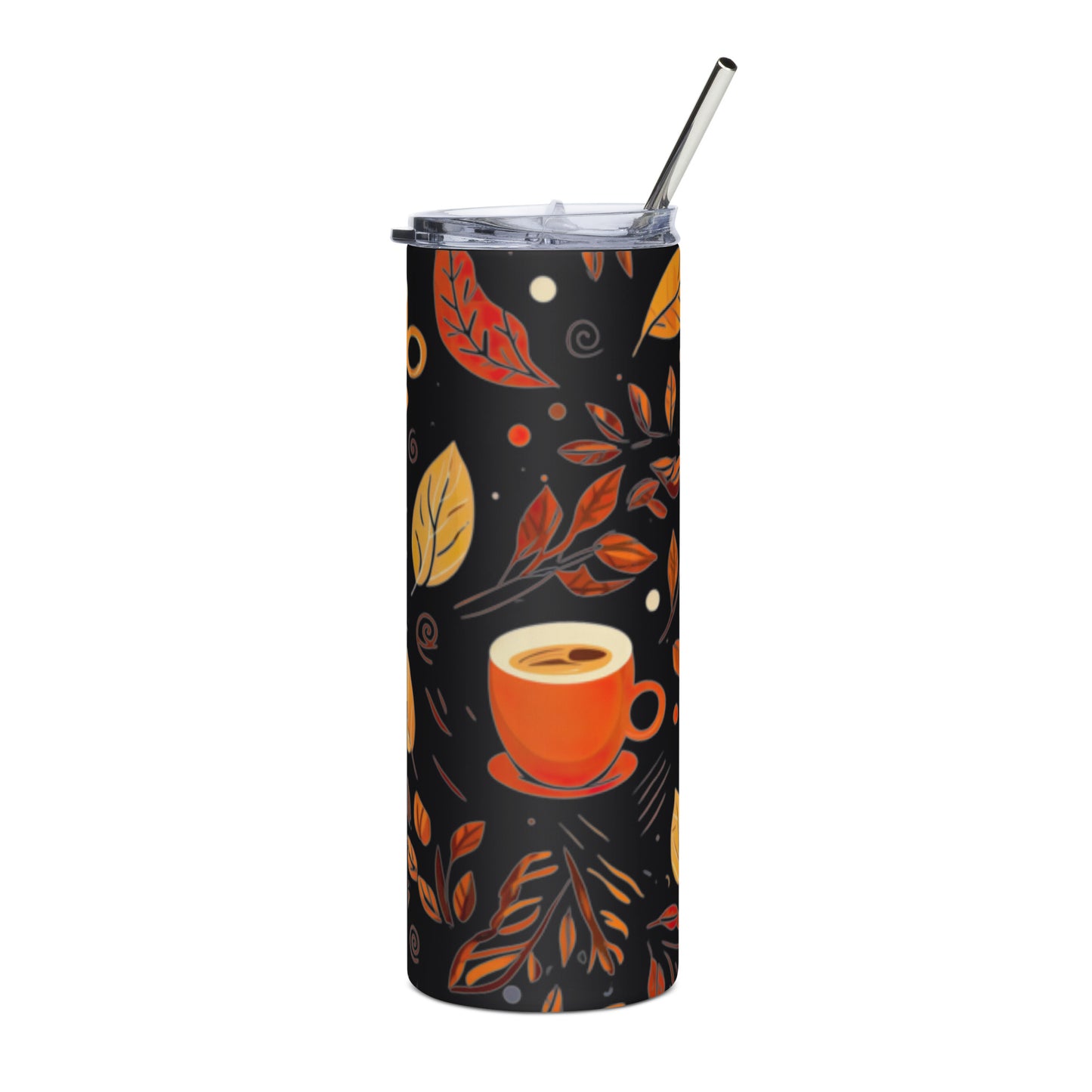 Autumn Leaves Tumbler: Embrace the Beauty of Fall - Nature-Inspired Coffee influenced