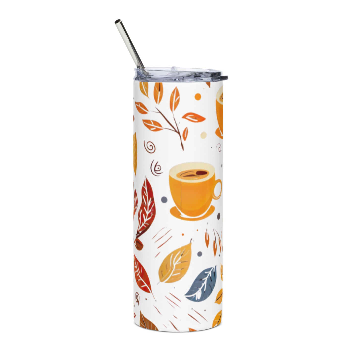 Autumn Leaves Tumbler: Embrace the Beauty of Fall - Nature-Inspired Coffee influenced