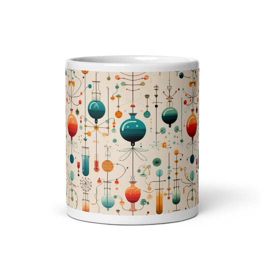 Retro Science Vibes: Vintage-Inspired Chemistry Coffee Mug for Nostalgic Scientists