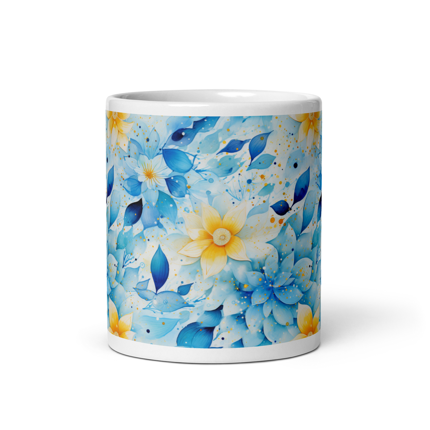 Whimsical Blossoms: Floral Coffee Mug - Embrace the Playful Beauty of Flowers