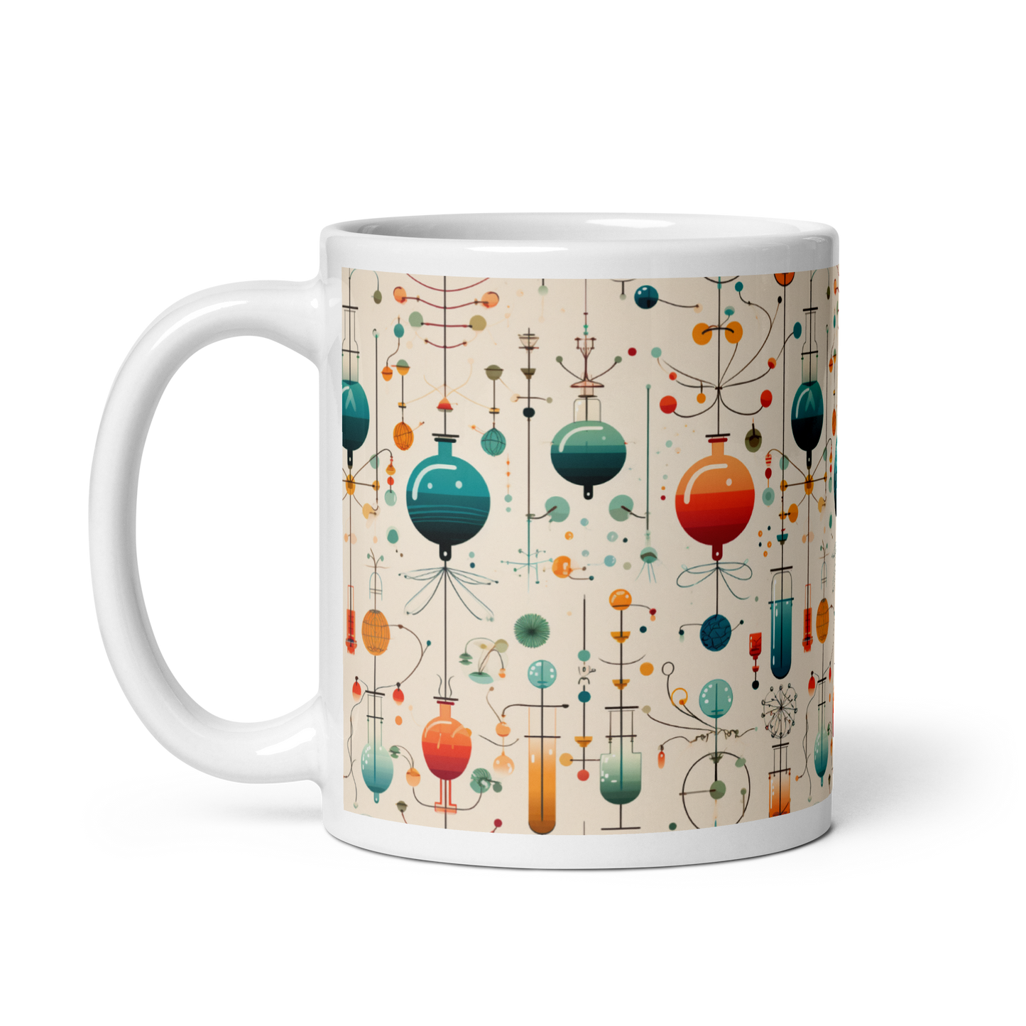 Retro Science Vibes: Vintage-Inspired Chemistry Coffee Mug for Nostalgic Scientists