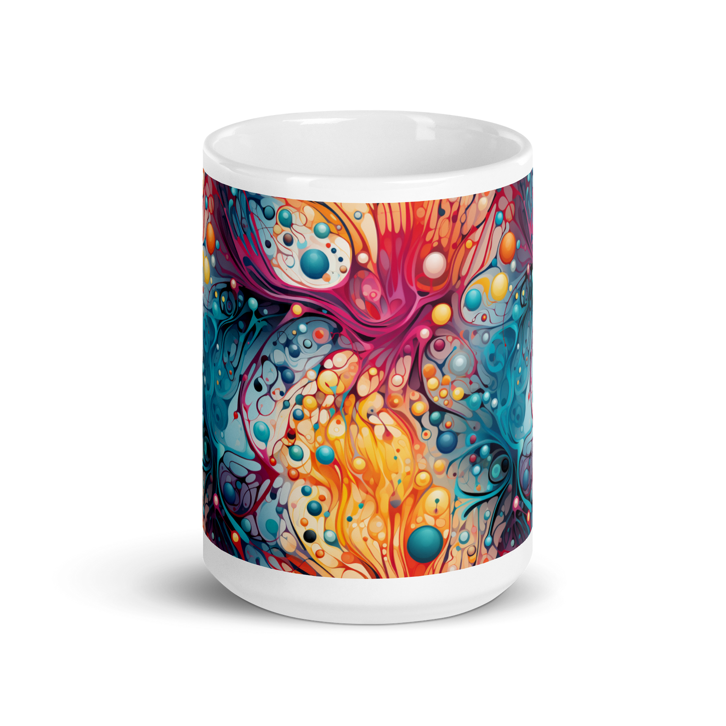 Energetic Molecules: Science Lover's Coffee Mug - Explosions of Knowledge and Inspiration