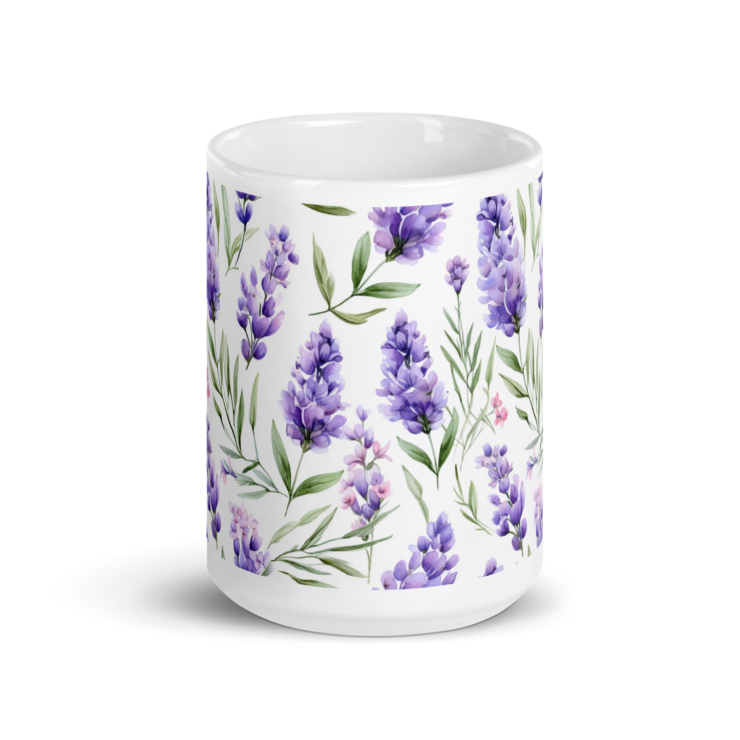 Lavender Dreams: Floral Colors Coffee Mug - Serene Tones for Soothing Sips