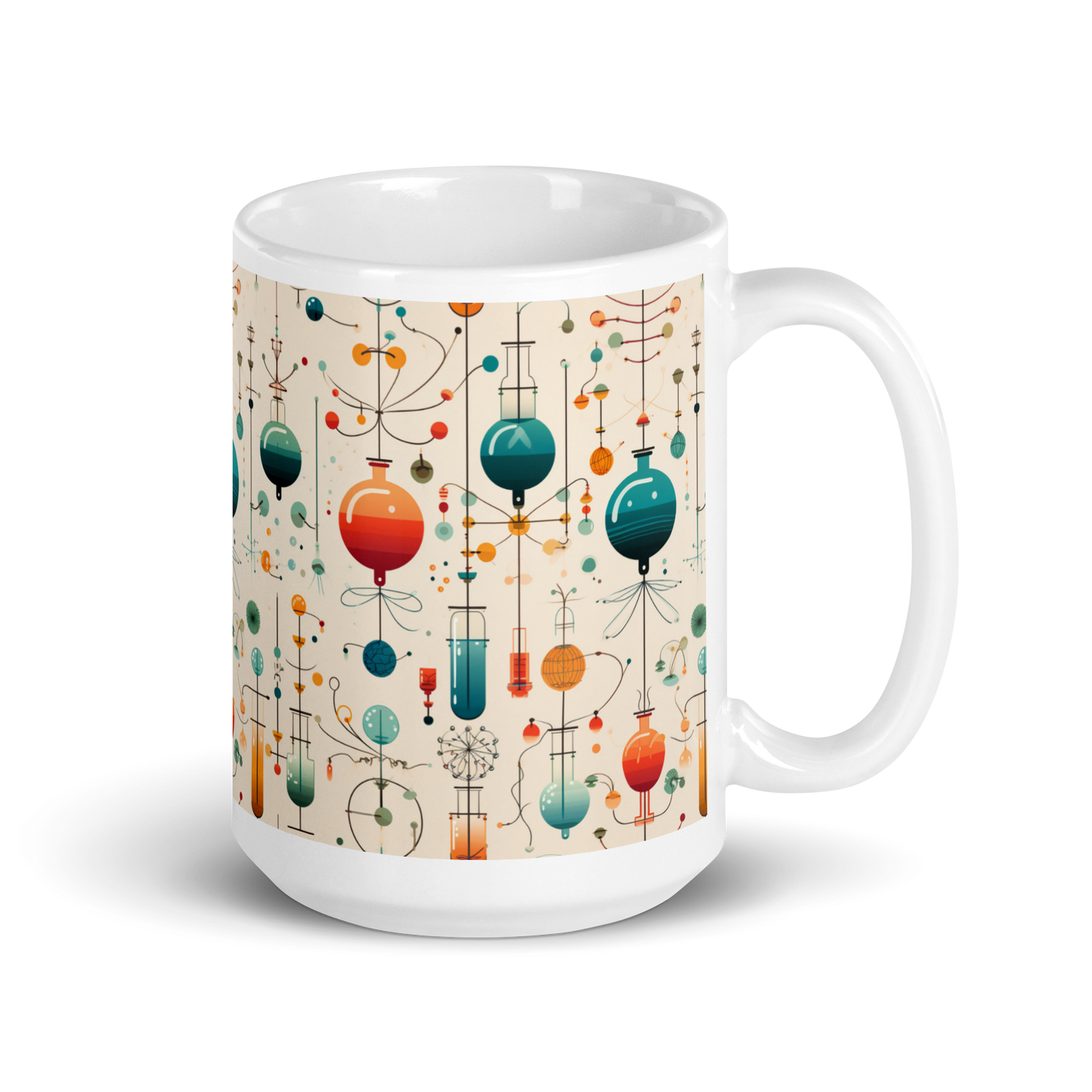 Retro Science Vibes: Vintage-Inspired Chemistry Coffee Mug for Nostalgic Scientists